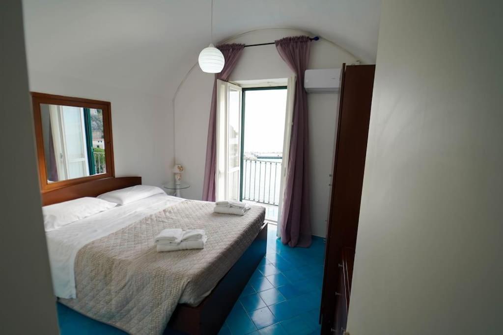 Ferienwohnung Casa Panoramica Con Terrazzo Cetara Exterior foto
